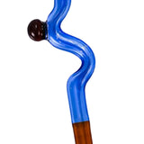 Maxbell Reusable Drinking Straws Long Glass Staw for Smoothies  Blue and Coffee