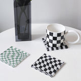 Maxbell Minimalist Tea Cup Coaster Pot Holder Bar Cup Mat for Home Kitchen Apartment styleD