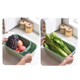 Maxbell Household Telescopic Drainage Basket Adjustable Kitchen Sink Strainer Basket Green