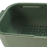Maxbell Household Telescopic Drainage Basket Adjustable Kitchen Sink Strainer Basket Green