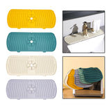 Maxbell Silicone Faucet Absorbent Pads Washable Dish Drying Organizer Guard  Yellow