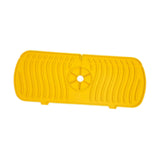 Maxbell Silicone Faucet Absorbent Pads Washable Dish Drying Organizer Guard  Yellow