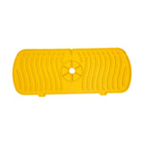 Maxbell Silicone Faucet Absorbent Pads Washable Dish Drying Organizer Guard  Yellow