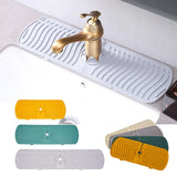 Maxbell Silicone Faucet Absorbent Pads Washable Dish Drying Organizer Guard  Green