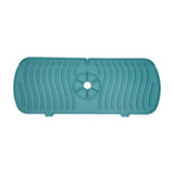 Maxbell Silicone Faucet Absorbent Pads Washable Dish Drying Organizer Guard  Green
