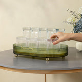 Maxbell Fruit Draining Tray Easy to Take Hollow Layer for Cosmetic Vegetable Tea Set