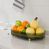 Maxbell Fruit Draining Tray Easy to Take Hollow Layer for Cosmetic Vegetable Tea Set