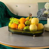 Maxbell Fruit Draining Tray Easy to Take Hollow Layer for Cosmetic Vegetable Tea Set