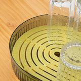 Maxbell Fruit Draining Tray Easy to Take Hollow Layer for Cosmetic Vegetable Tea Set
