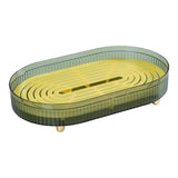 Maxbell Fruit Draining Tray Easy to Take Hollow Layer for Cosmetic Vegetable Tea Set