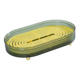 Maxbell Fruit Draining Tray Easy to Take Hollow Layer for Cosmetic Vegetable Tea Set