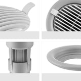 Maxbell Shower Floor Drain Sewer Core Drainage Insert Stoppers for Bathroom Kitchen Grey