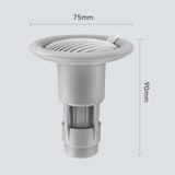 Maxbell Shower Floor Drain Sewer Core Drainage Insert Stoppers for Bathroom Kitchen Grey