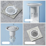 Maxbell Shower Floor Drain Sewer Core Drainage Insert Stoppers for Bathroom Kitchen Grey