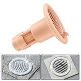 Maxbell Shower Floor Drain Sewer Core Drainage Insert Stoppers for Bathroom Kitchen Pink