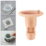 Maxbell Shower Floor Drain Sewer Core Drainage Insert Stoppers for Bathroom Kitchen Pink