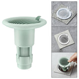 Maxbell Shower Floor Drain Sewer Core Drainage Insert Stoppers for Bathroom Kitchen Green