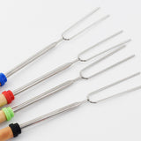 Maxbell BBQ Fork Kitchen Accessories Reusable for Grilling Campfire Party Green