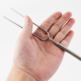 Maxbell BBQ Fork Kitchen Accessories Reusable for Grilling Campfire Party Green