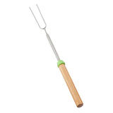 Maxbell BBQ Fork Kitchen Accessories Reusable for Grilling Campfire Party Green
