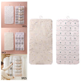 Maxbell Closet Hanging Organizer Hanging Storage Bags for Underpants Socks Stocking 6 Grids A