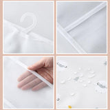 Maxbell Closet Hanging Organizer Hanging Storage Bags for Underpants Socks Stocking 6 Grids A