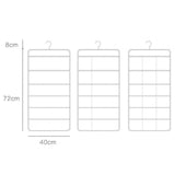 Maxbell Closet Hanging Organizer Hanging Storage Bags for Underpants Socks Stocking 12 Grids A