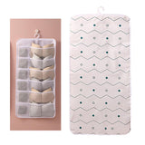 Maxbell Closet Hanging Organizer Hanging Storage Bags for Underpants Socks Stocking 12 Grids A