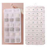 Maxbell Closet Hanging Organizer Hanging Storage Bags for Underpants Socks Stocking 18 Grids A