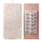 Maxbell Closet Hanging Organizer Hanging Storage Bags for Underpants Socks Stocking 12 Grids B