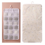 Maxbell Closet Hanging Organizer Hanging Storage Bags for Underpants Socks Stocking 18 Grids B