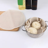 Maxbell 5Pcs Non Stick Food Stuffed Bun Steamed Mat Breathable for Steamed Buns