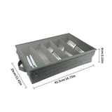 Maxbell Multifunctional Storage Organizer Polyester for Cutlery Set Cabinet Closet
