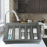 Maxbell Multifunctional Storage Organizer Polyester for Cutlery Set Cabinet Closet