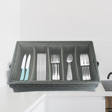 Maxbell Multifunctional Storage Organizer Polyester for Cutlery Set Cabinet Closet