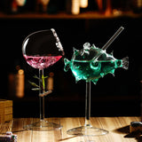 Maxbell Wine Glasses Cocktail Glass Goblet for Celebration Bar Anniversary