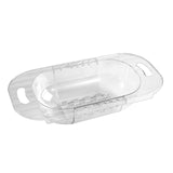Maxbell Extendable Strainer Basket Household for Dishes Pasta Drain Vegetables Clear