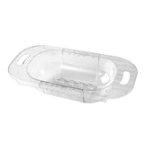 Maxbell Extendable Strainer Basket Household for Dishes Pasta Drain Vegetables Clear