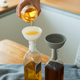 Maxbell Kitchen Funnel Food Grade Silicone for Powder Transfer Filling Bottles