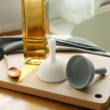 Maxbell Kitchen Funnel Food Grade Silicone for Powder Transfer Filling Bottles