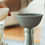 Maxbell Kitchen Funnel Food Grade Silicone for Powder Transfer Filling Bottles