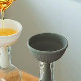 Maxbell Kitchen Funnel Food Grade Silicone for Powder Transfer Filling Bottles