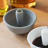 Maxbell Kitchen Funnel Food Grade Silicone for Powder Transfer Filling Bottles