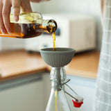 Maxbell Kitchen Funnel Food Grade Silicone for Powder Transfer Filling Bottles