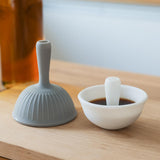 Maxbell Kitchen Funnel Food Grade Silicone for Powder Transfer Filling Bottles