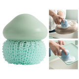 Maxbell Durable Dish Cleaning Ball Kitchen Cleaning Brush for Cleaning Bowl Dish Nylon Green