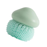 Maxbell Durable Dish Cleaning Ball Kitchen Cleaning Brush for Cleaning Bowl Dish Nylon Green