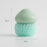 Maxbell Durable Dish Cleaning Ball Kitchen Cleaning Brush for Cleaning Bowl Dish Nylon Green