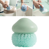 Maxbell Durable Dish Cleaning Ball Kitchen Cleaning Brush for Cleaning Bowl Dish Nylon Green
