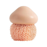 Maxbell Durable Dish Cleaning Ball Kitchen Cleaning Brush for Cleaning Bowl Dish Pink Nylon